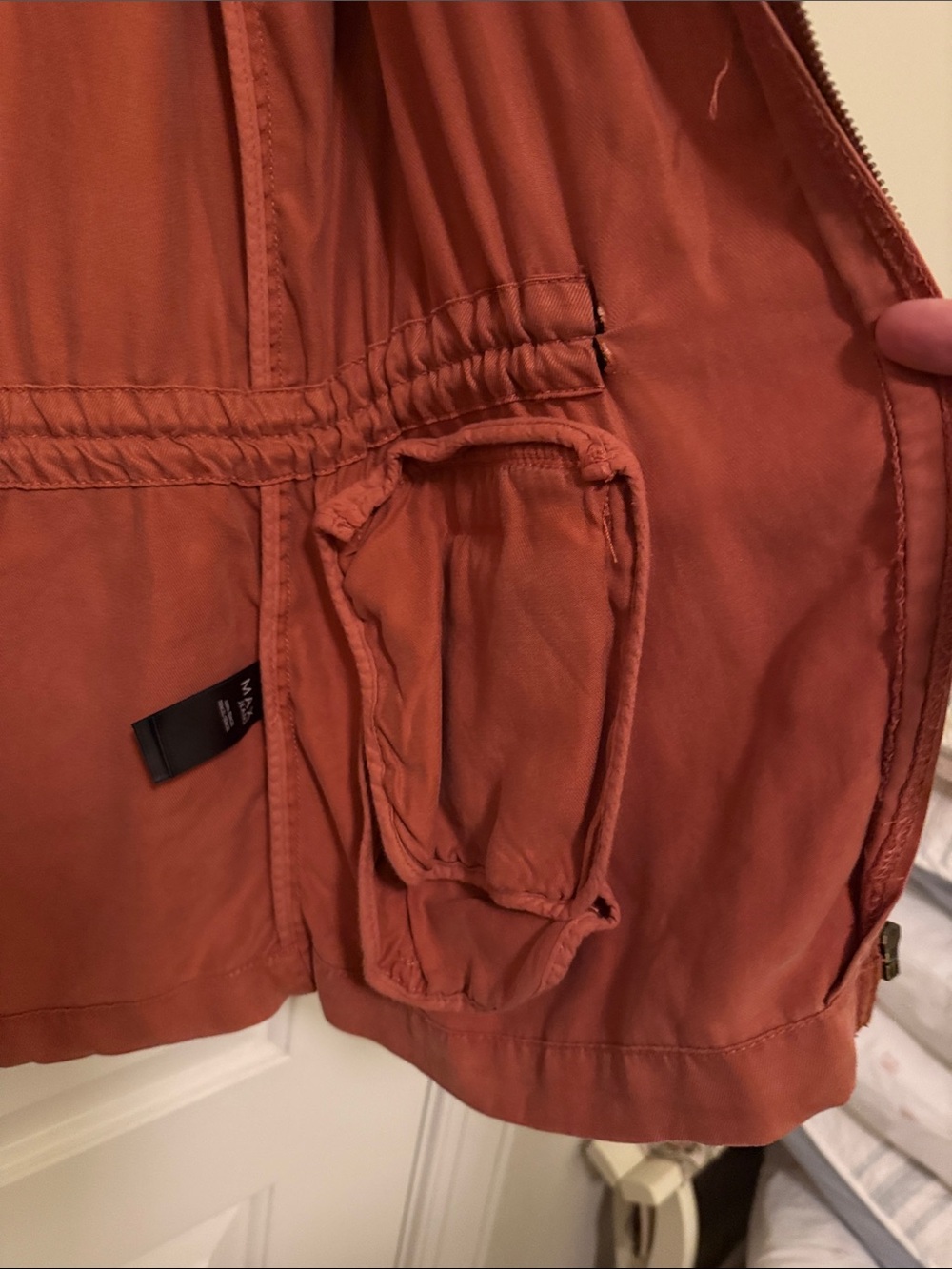 Max Jeans Rust Orange Utility Field Jacket - Picture 6 of 16